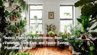 Indoor Plants for Apartments: Best Varieties, Care Tips, and Space-Saving Placement Ideas