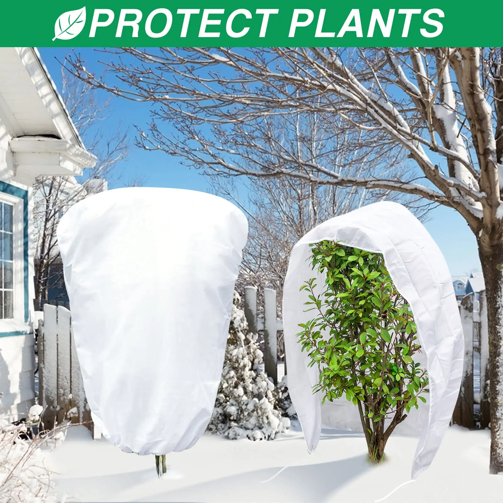 choosing the right covers for plants in winter protection